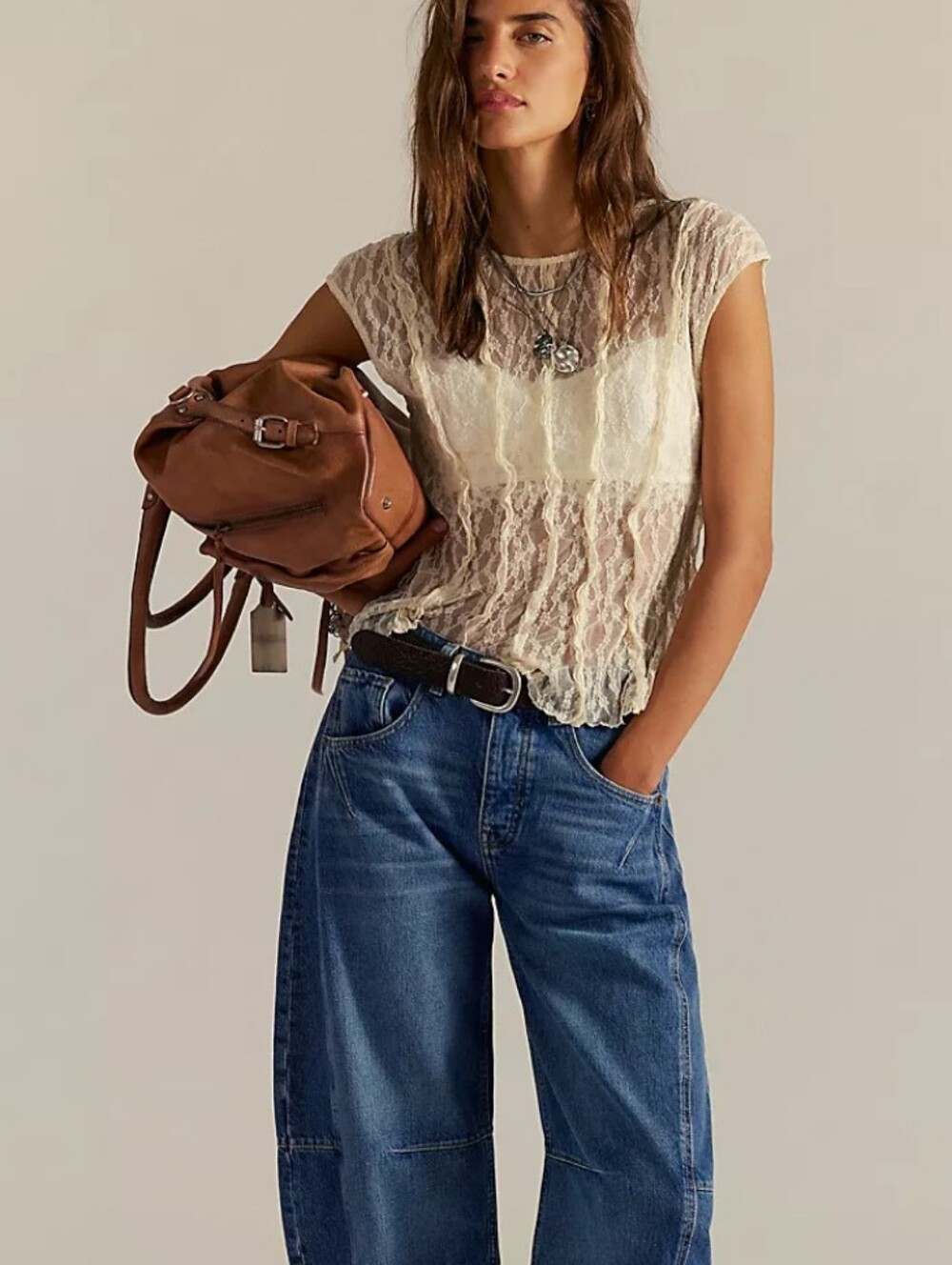 We the Free Relaxed Women's Wide Leg Jean BNWOT Size 24 $128